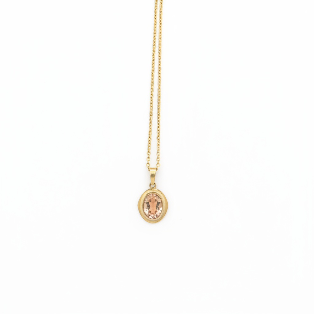 1 of 1 Gold Chain with Antique Pendant - 18k Gold