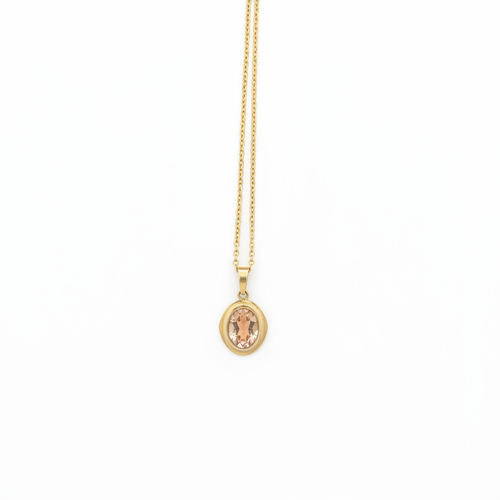 1 of 1 Gold Chain with Antique Pendant - 18k Gold