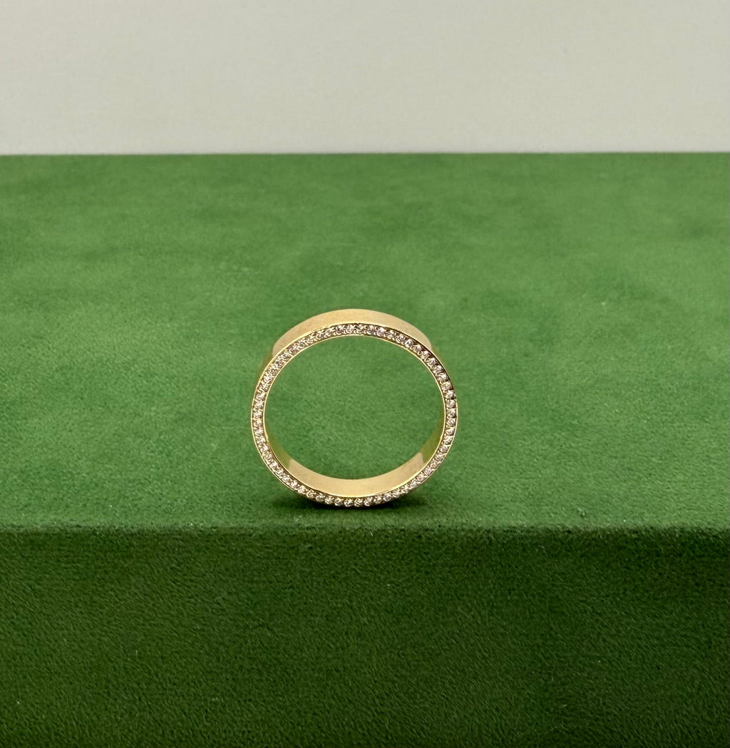 Diamond Pavé Band (Side Set) - 14k Gold