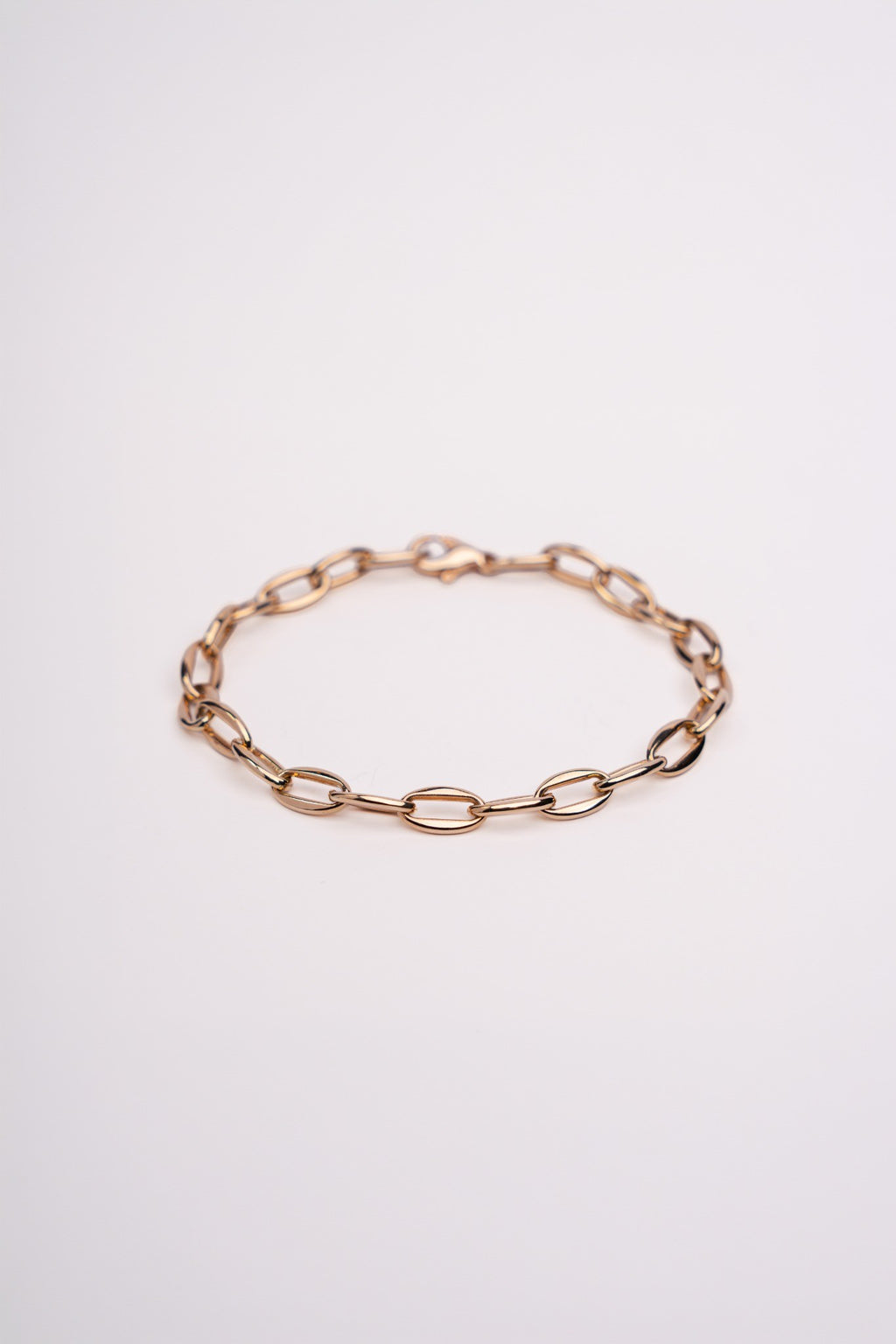 Oval Fantasy Link Bracelet - 14k Gold
