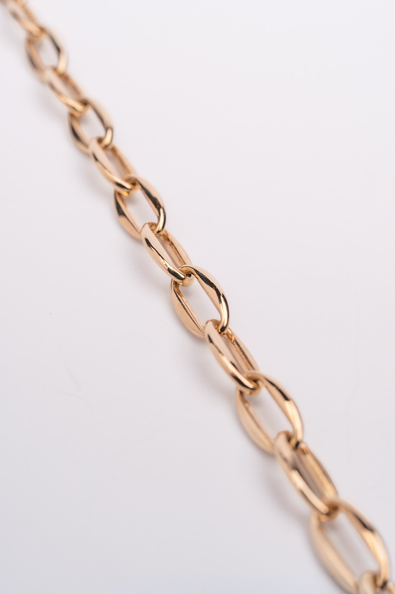 Oval Fantasy Link Bracelet - 14k Gold