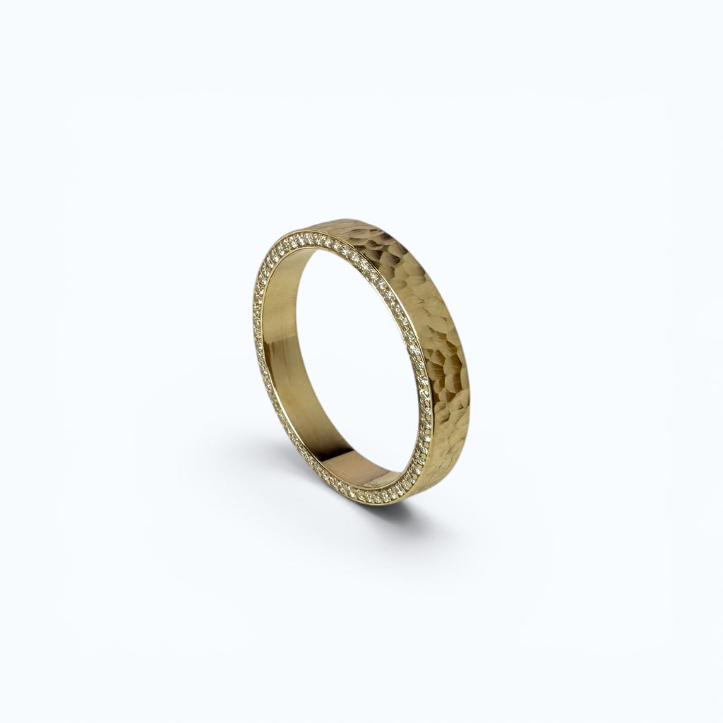 Diamond Pavé Band (Side Set) - 14k Gold