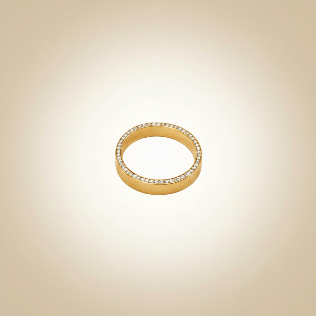 Diamond Pavé Band (Side Set) - 14k Gold