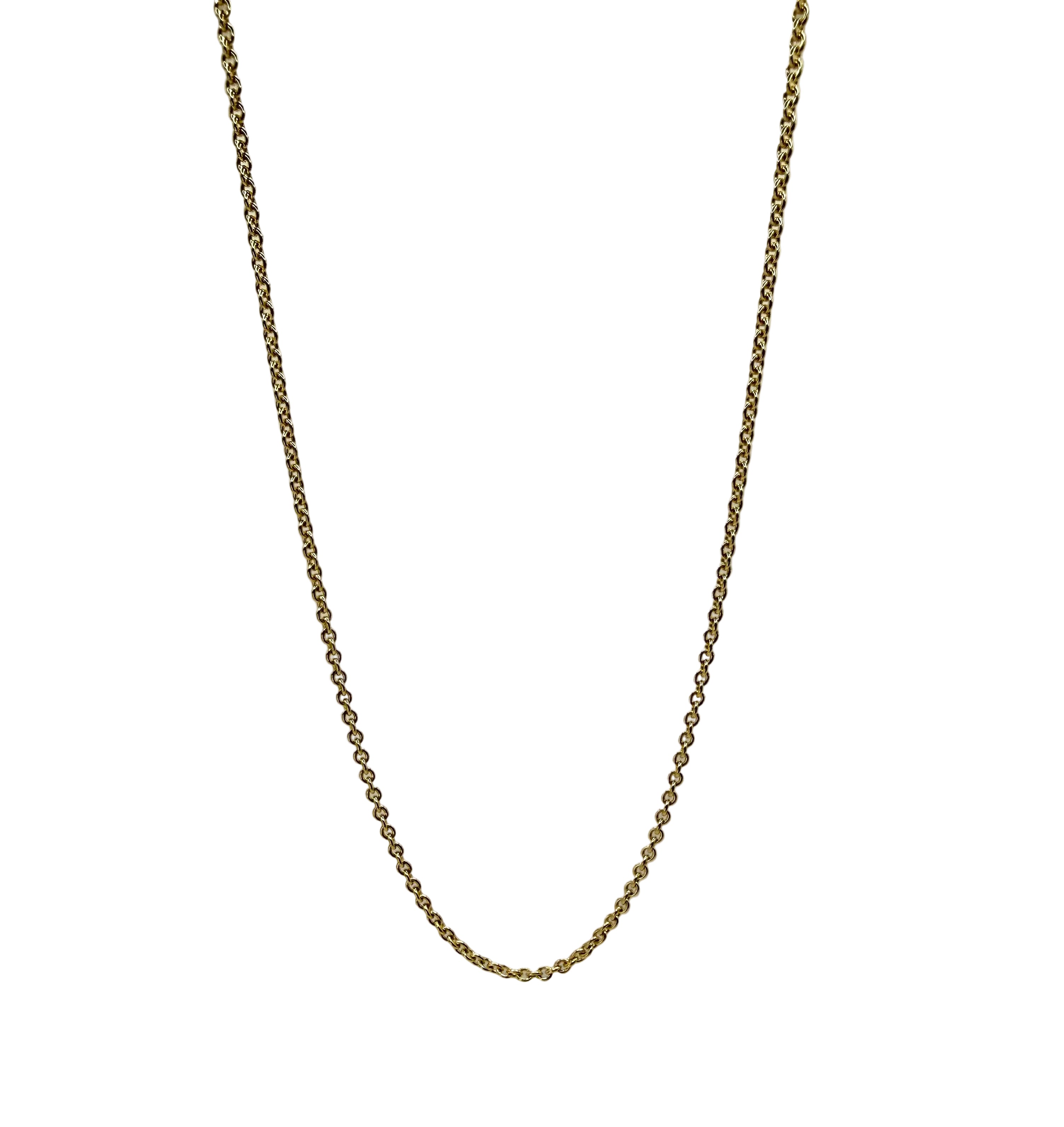 18k Yellow Gold Chain - 60cm