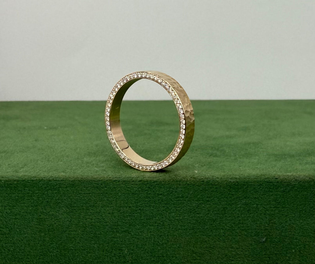 Diamond Pavé Band (Side Set) - 14k Gold