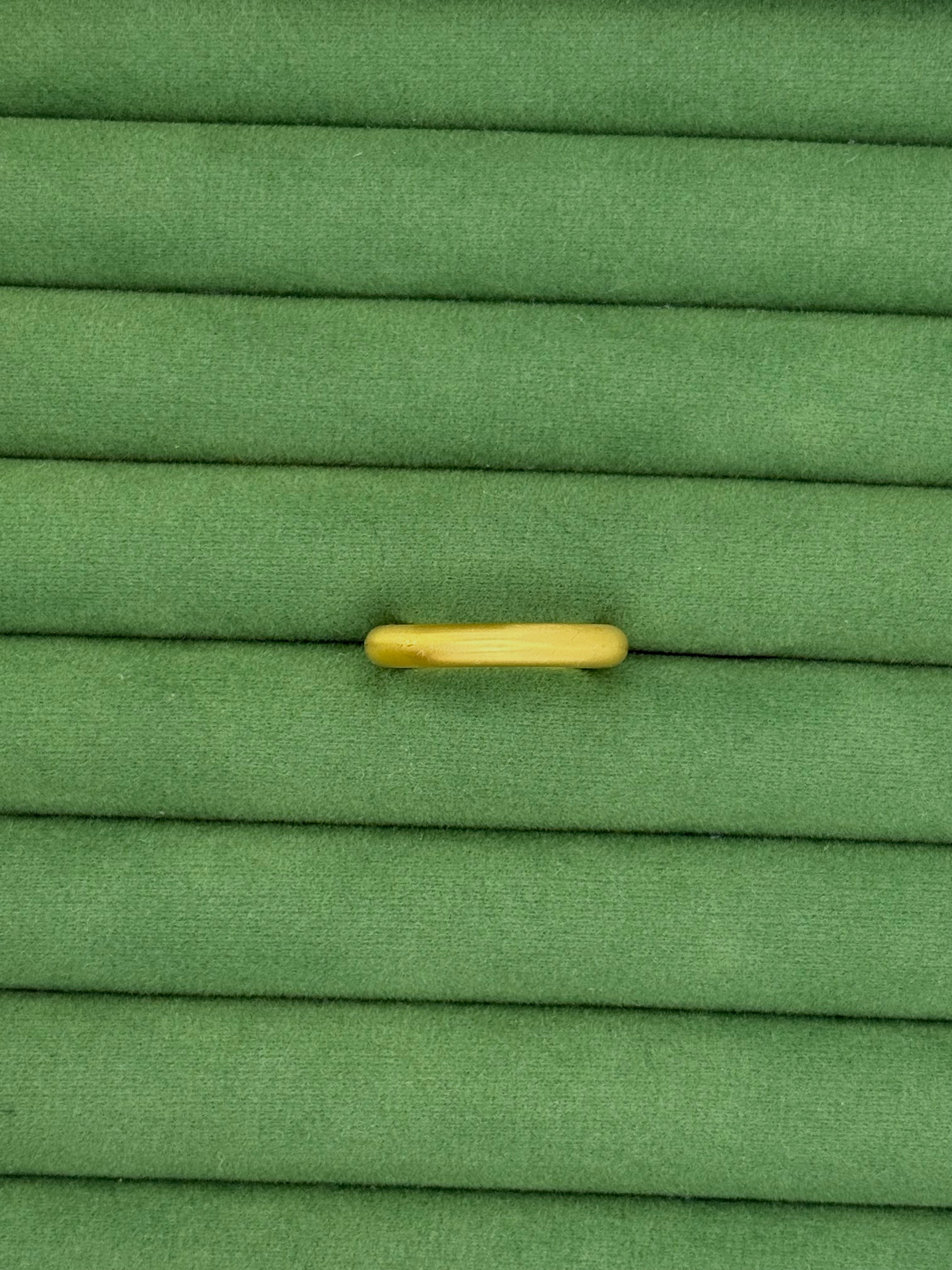 Classic Matte Wedding Band - 14k Gold