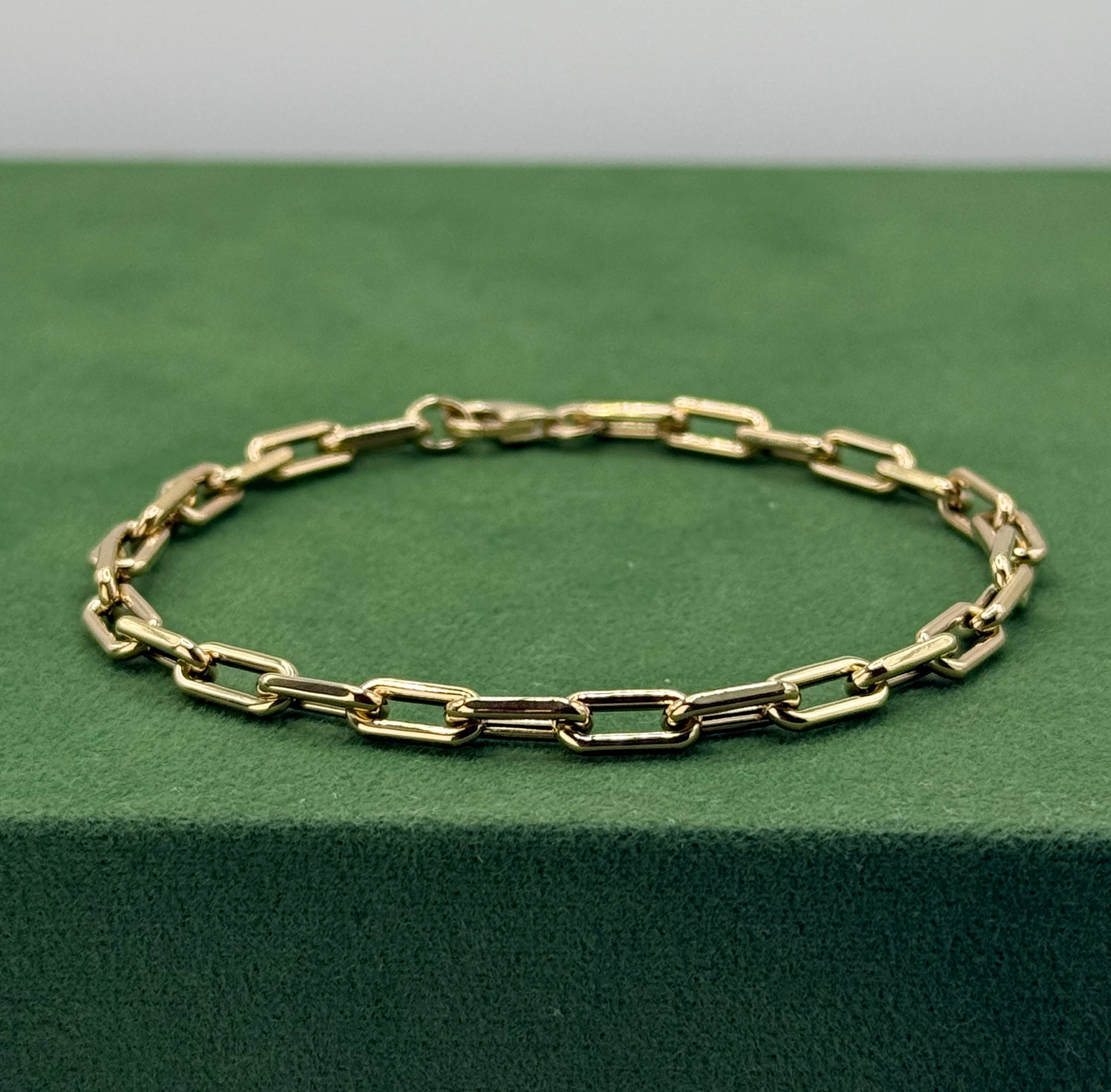 Anchor Chain Bracelet - 14k Gold