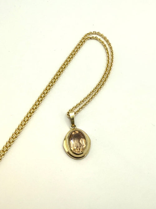 1 of 1 Gold Chain with Antique Pendant - 18k Gold