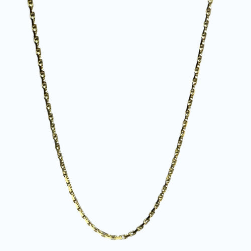 Anchor Chain Necklace - 14k Gold