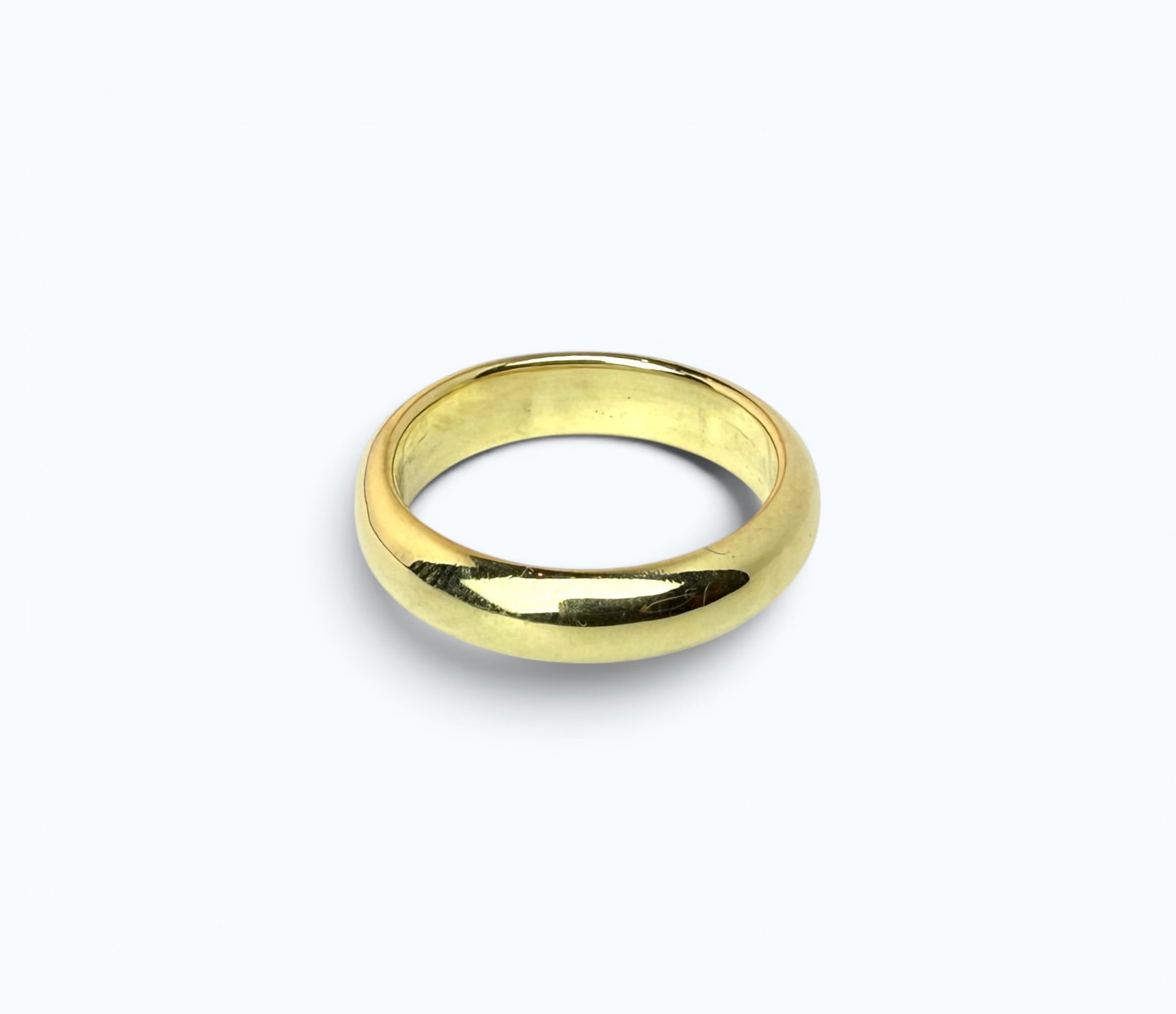 Classic Polished Wedding Band - 14k Gold