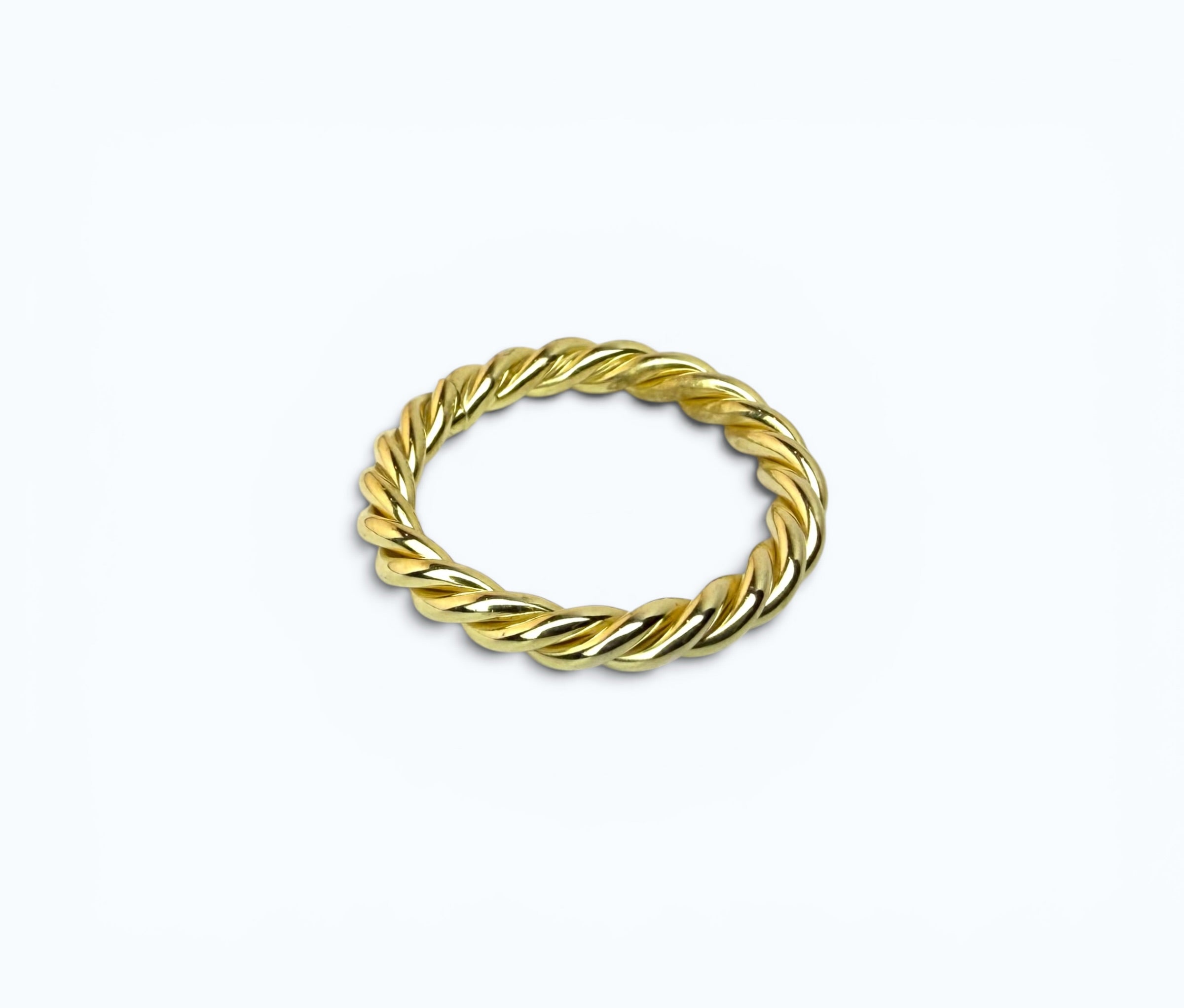 Classic Twisted Wedding Band - 14k Gold