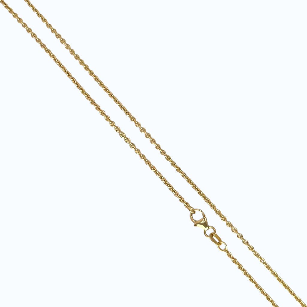Gold Anchor Chain - 18k Gold