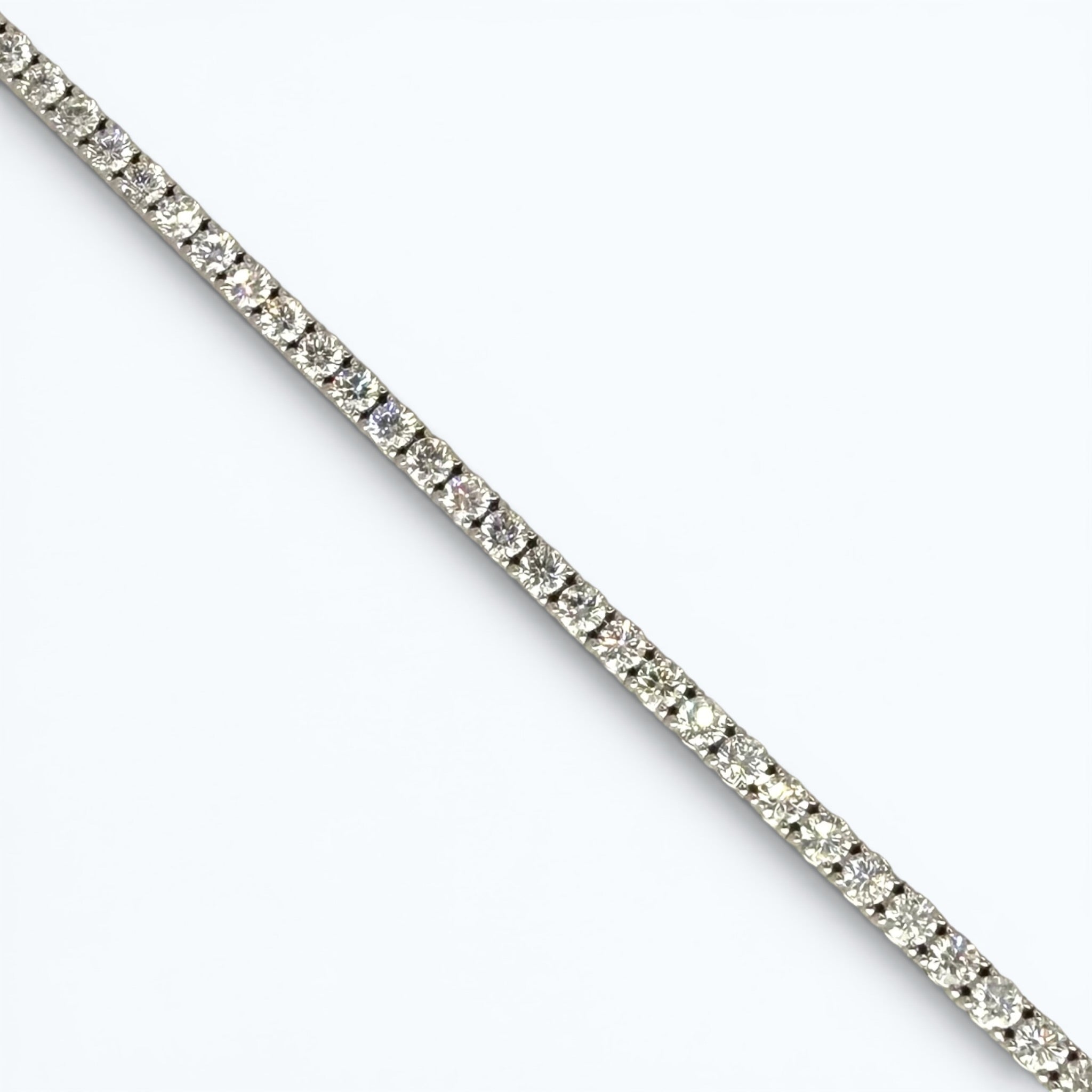 Diamond Tennis Bracelet (4.5 mm/13.50ct) – 18k White Gold