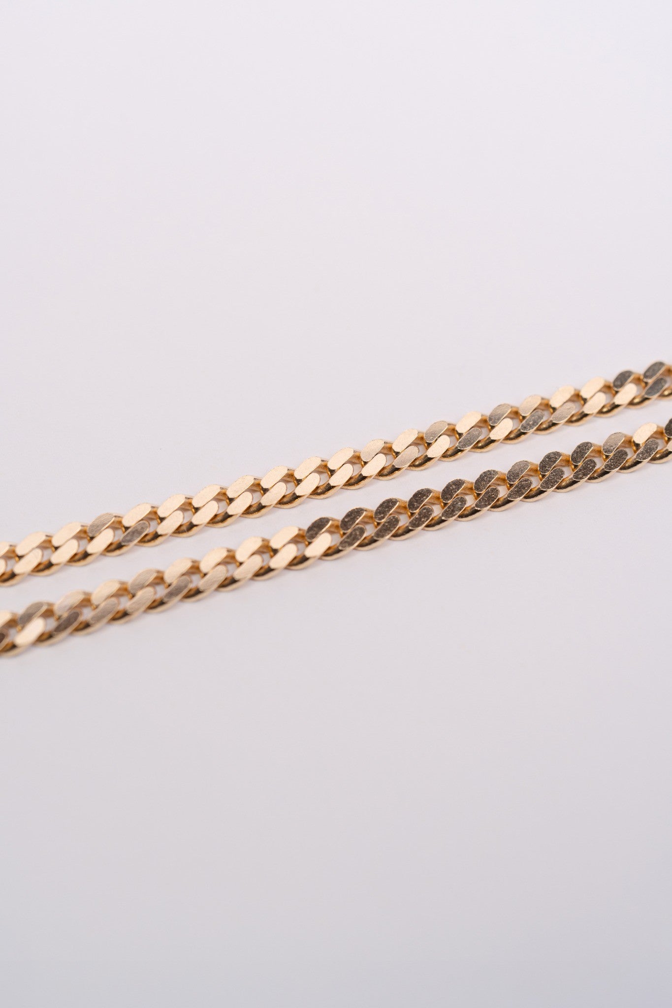 Curb Chain Necklace - 14k Gold