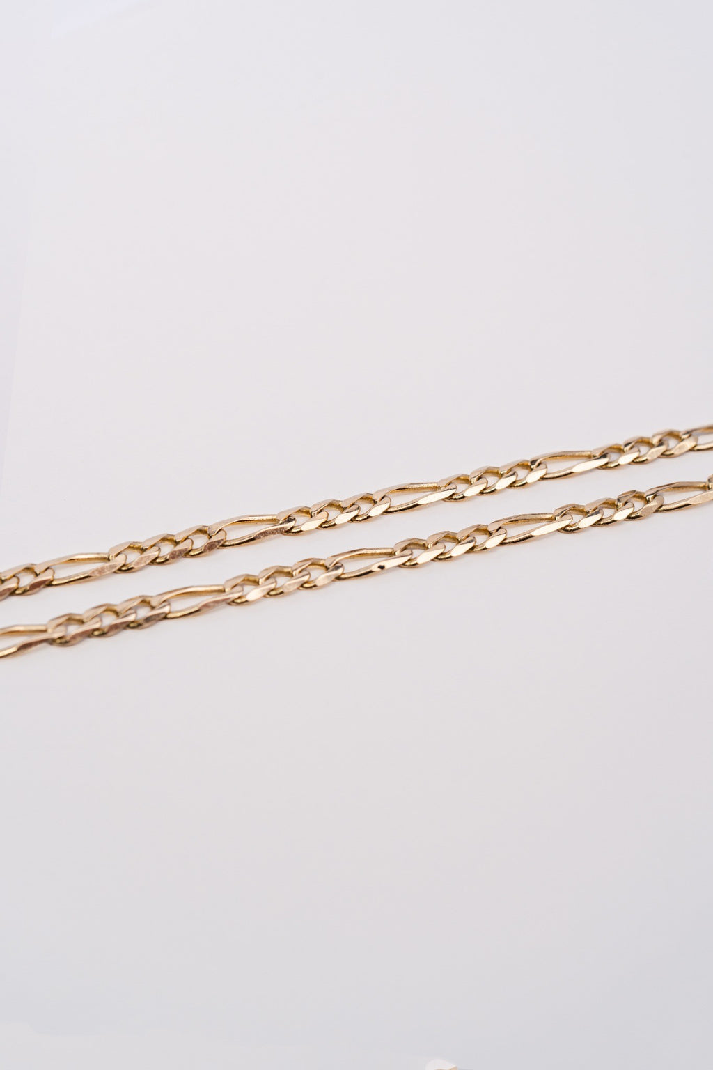 Figaro Chain Necklace - 14k Gold