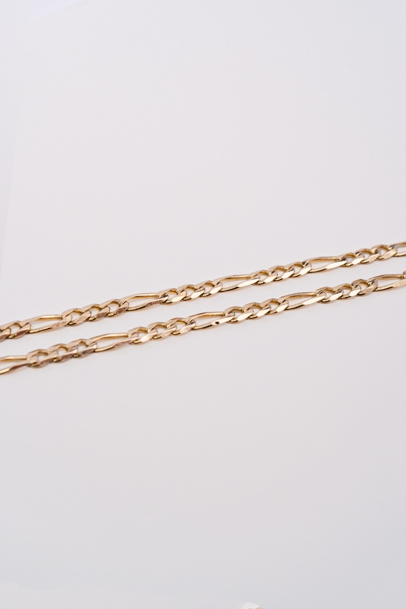 Figaro Chain Necklace - 14k Gold