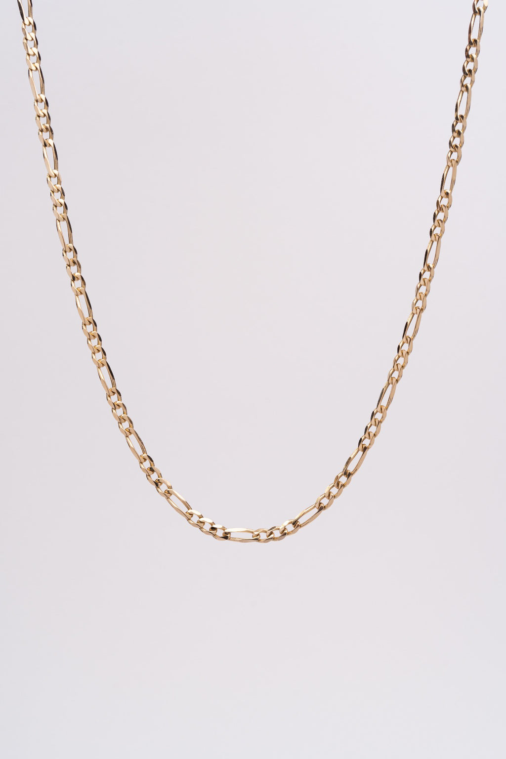 Figaro Chain Necklace - 14k Gold