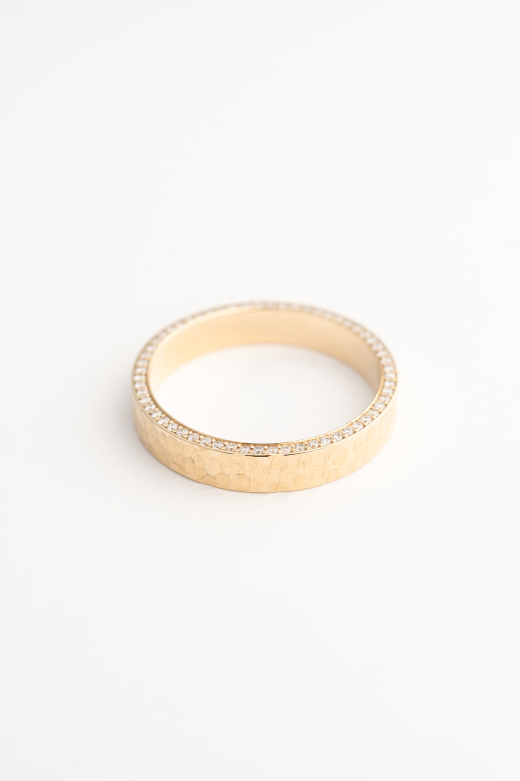 Diamond Pavé Band (Side Set) - 14k Gold