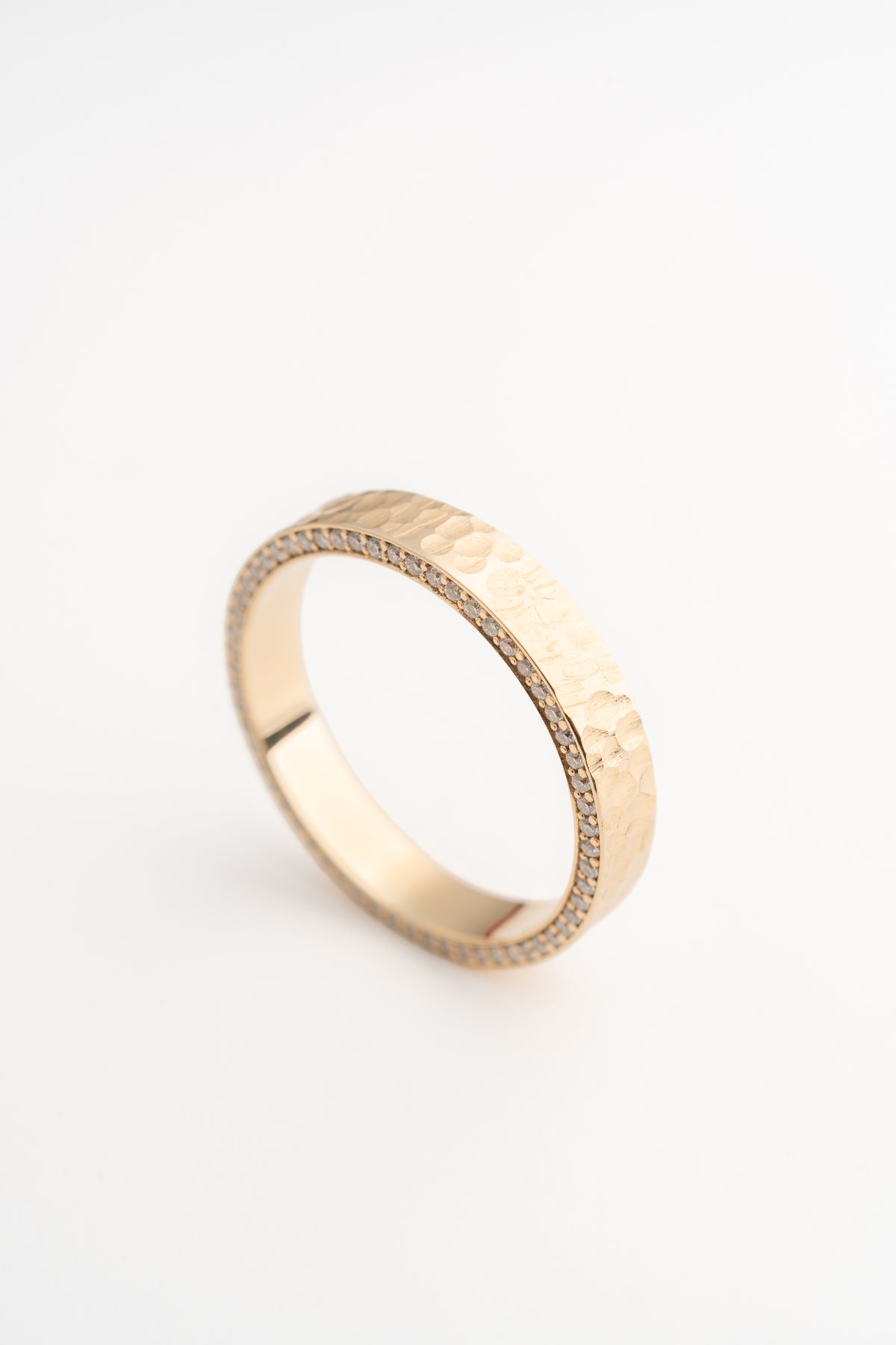 Diamond Pavé Band (Side Set) - 14k Gold