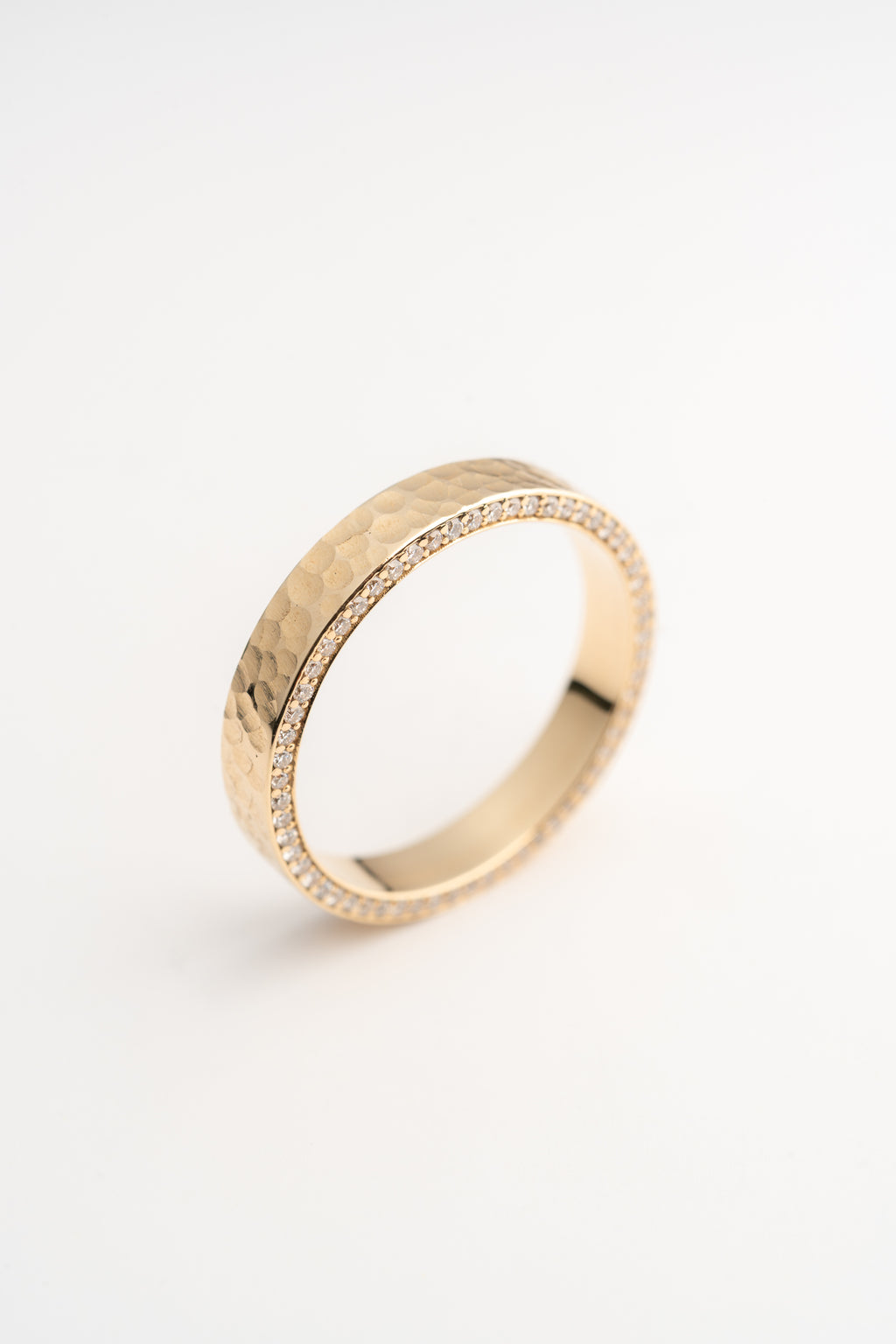 Diamond Pavé Band (Side Set) - 14k Gold