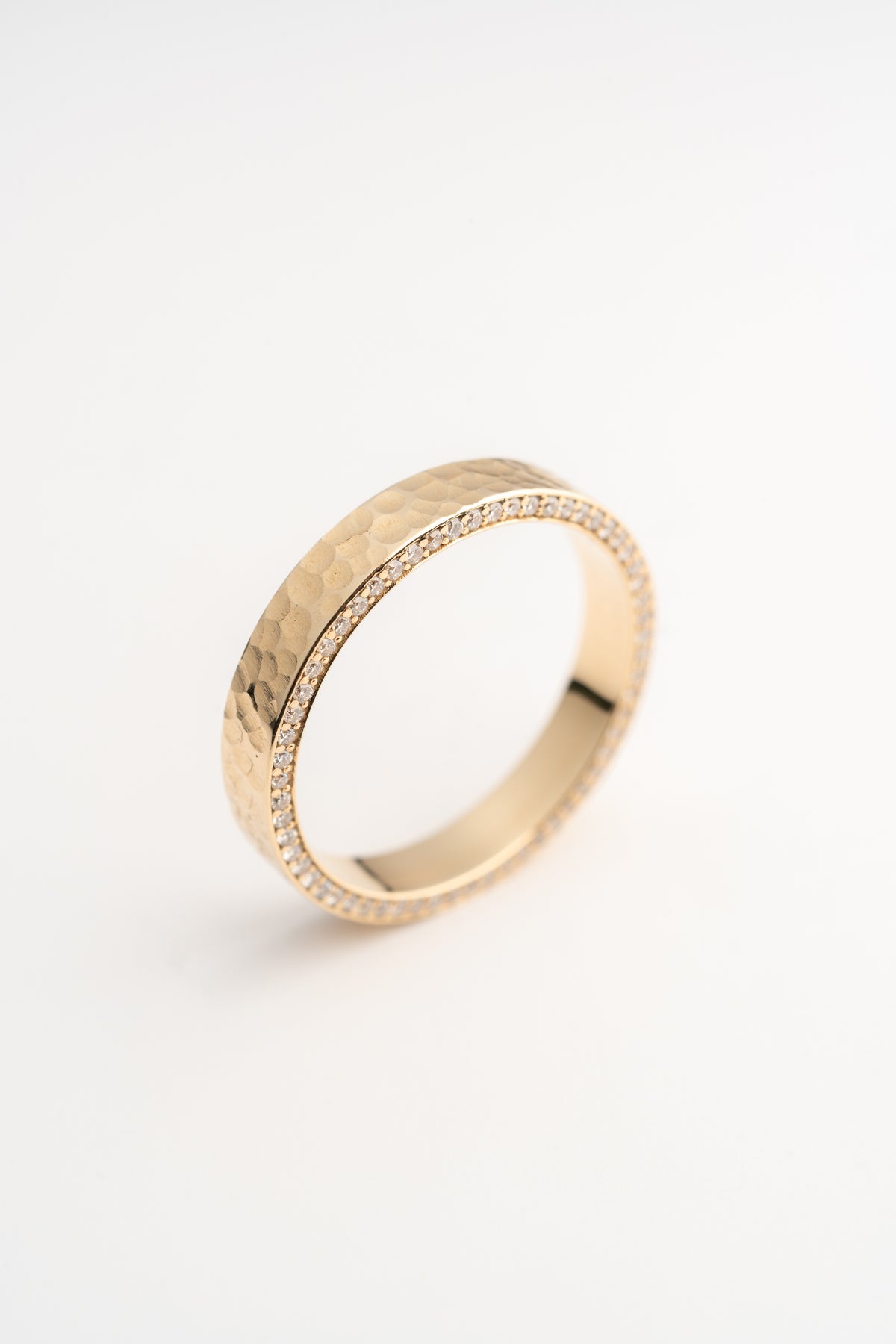 Diamond Pavé Band (Side Set) - 14k Gold