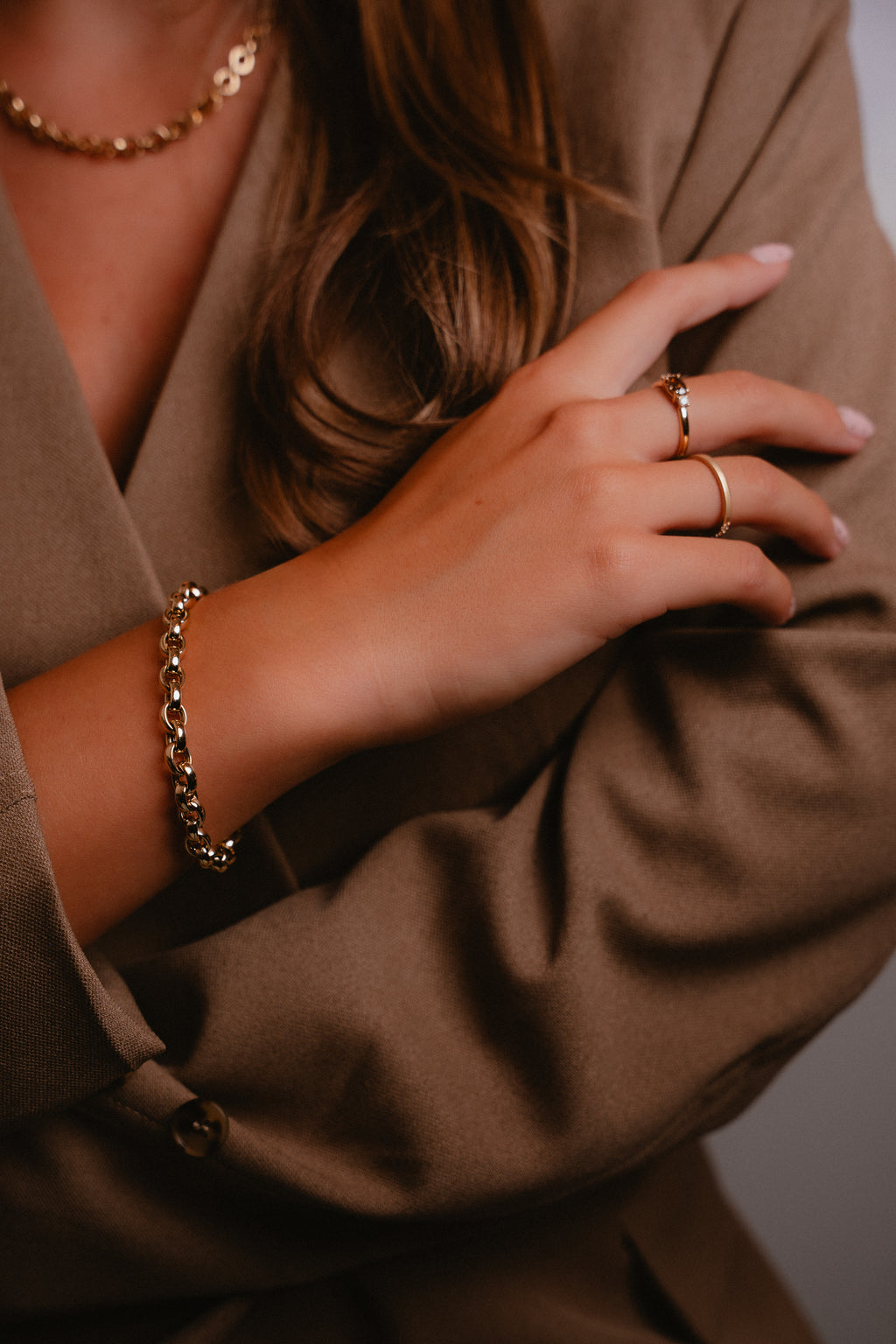 Jasseron Bracelet - 14k Gold
