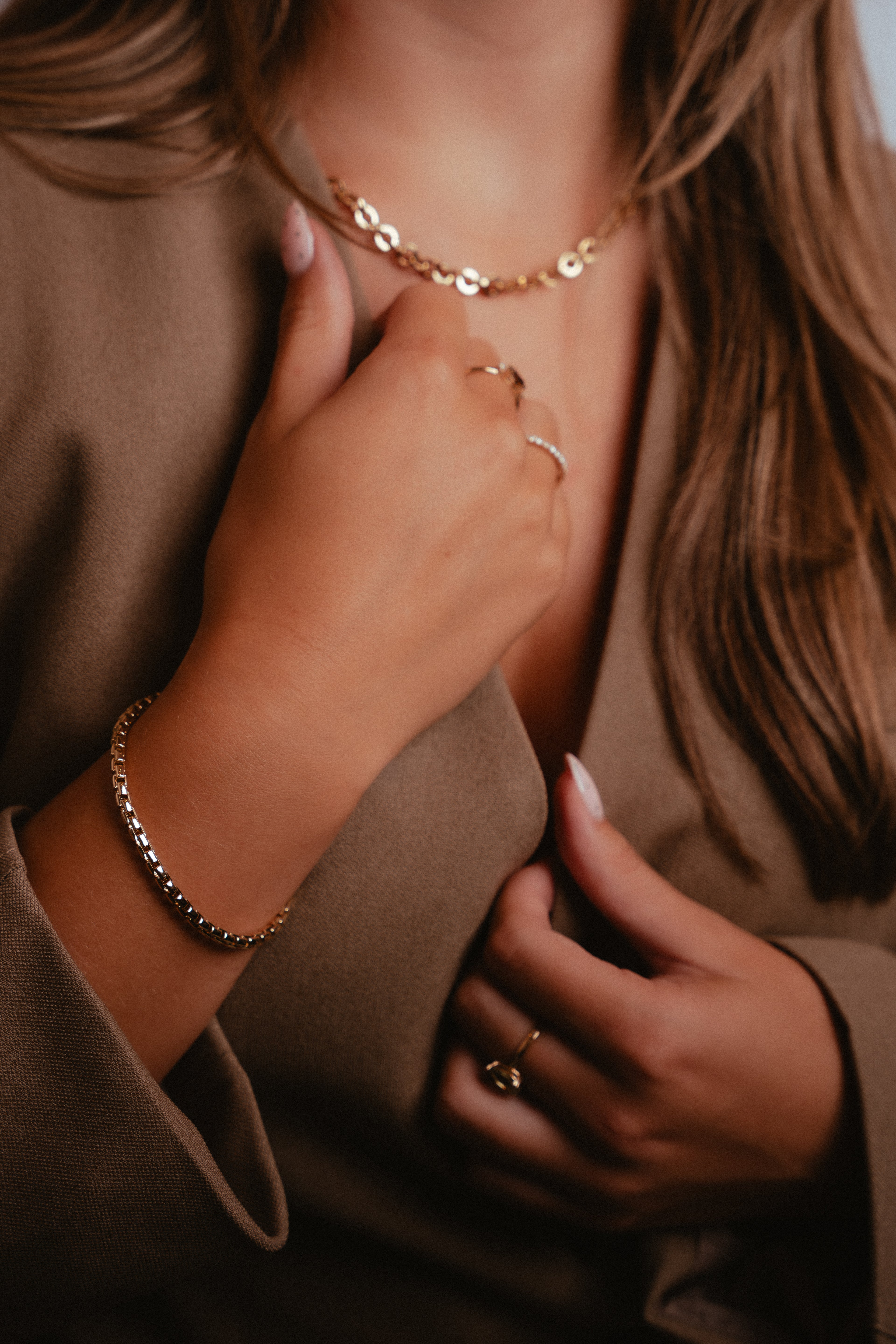 Fantasy Link Bracelet - 14k Gold
